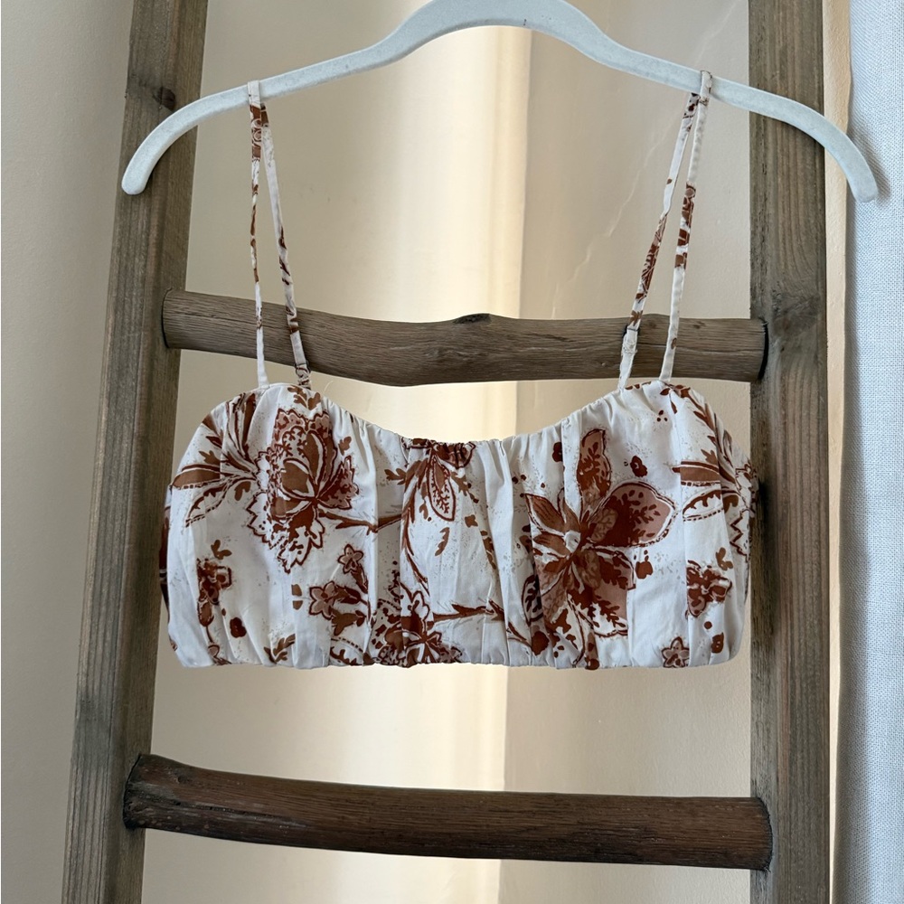 Floral Print Crop Top